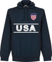 Verenigde Staten Team Hoodie - Navy - S