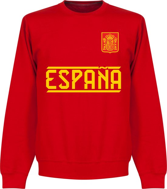 Spanje Team Sweater - Rood - L