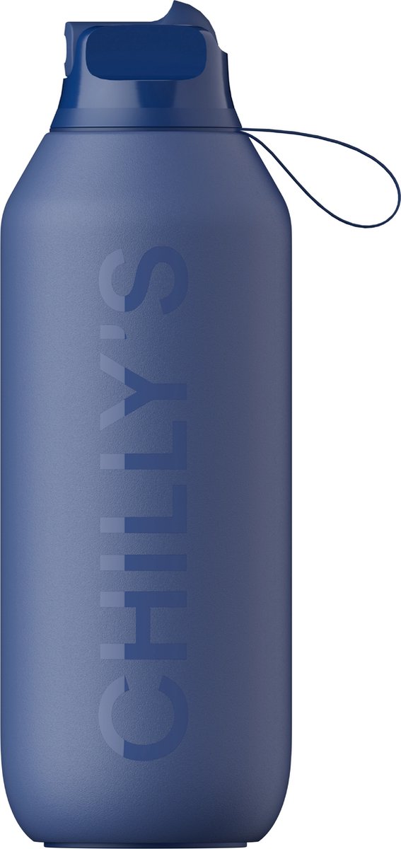 Chilly's Series 2 Bottle 500ml - Whale Blue - thermosfles - BPA-vrij