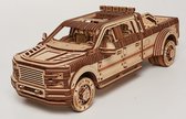 WoodTrick - Modelbouw 3D houten puzzels - Full-size pick up truck (WDTK086) - 706 stuks - Geen lijm noch verf nodig