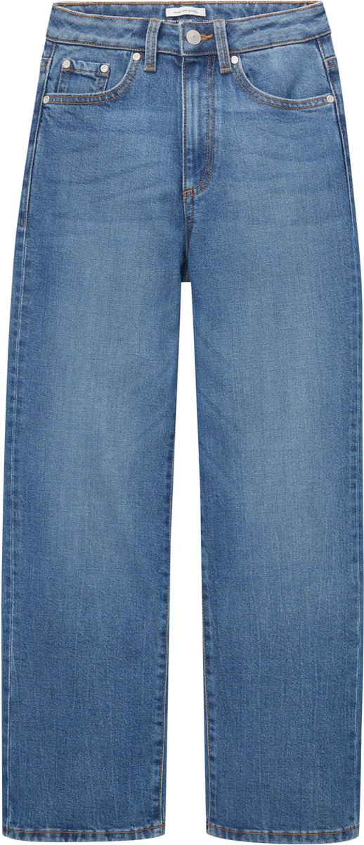 Tom Tailor Meisjes Jeans Flared 1045280, 10152 - Mid Stone Bright Blue Denim, 134