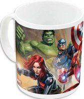 Mok The Avengers Infinity Wit Keramisch Rood (350 ml)