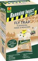 Barrière Insect Green Fly Trap - vangt tot 20.000 vliegen - natuurlijke ingrediënten - 1 stuk