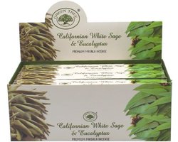 Green Tree Californian White Sage & Eucalyptus Wierook 4xpakjes van 15 gr)