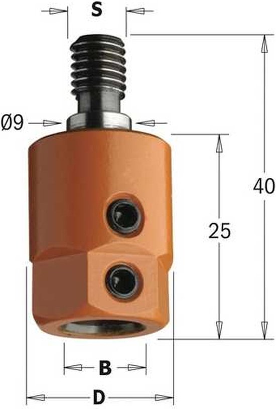 Rechthoek Boor Chuck-Rechts Hoek 8mm Zeskant Schachtboor Adapter 90 graden Bevestiging Verlenggereedschap Rechthoek Boor Chuck-Rechts Hoek 8mm Zeskant Schachtboor Adapter 90 graden Bevestiging Verlenggereedschap