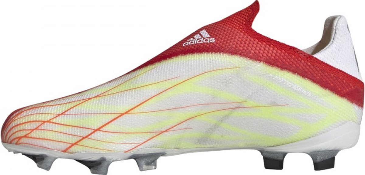 adidas Performance X Speedflow+ Fg J Football Bottes Mixte Enfants Rouge  31.5