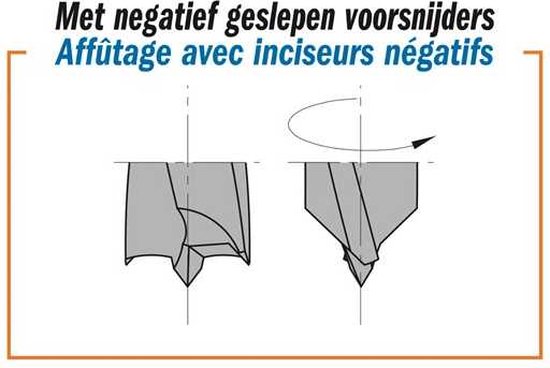 Foto: Cmt drevelboor links snijgereedschappen