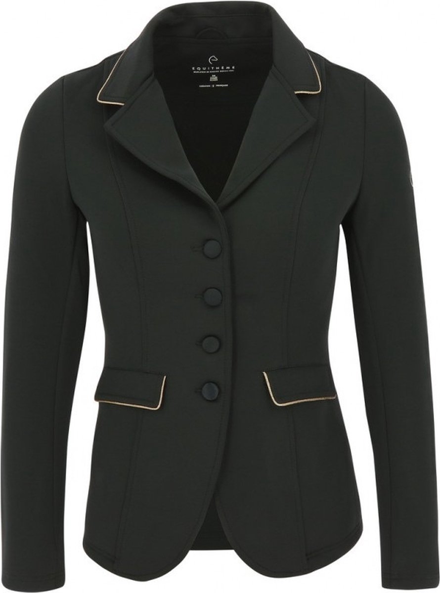 Equitheme Wedstrijdjas Marseille - maat 42 - black/rosegold