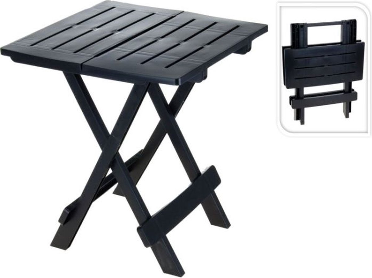 Progarden Klaptafel -Bijzettafel - Kunststof campingtafel - 45 x 43 x 50 cm thumbnail 2