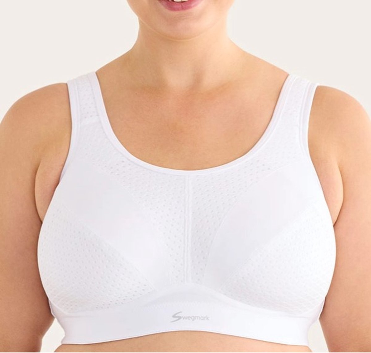 De beste sportbh- Swegmark- 100F- incredible- wit