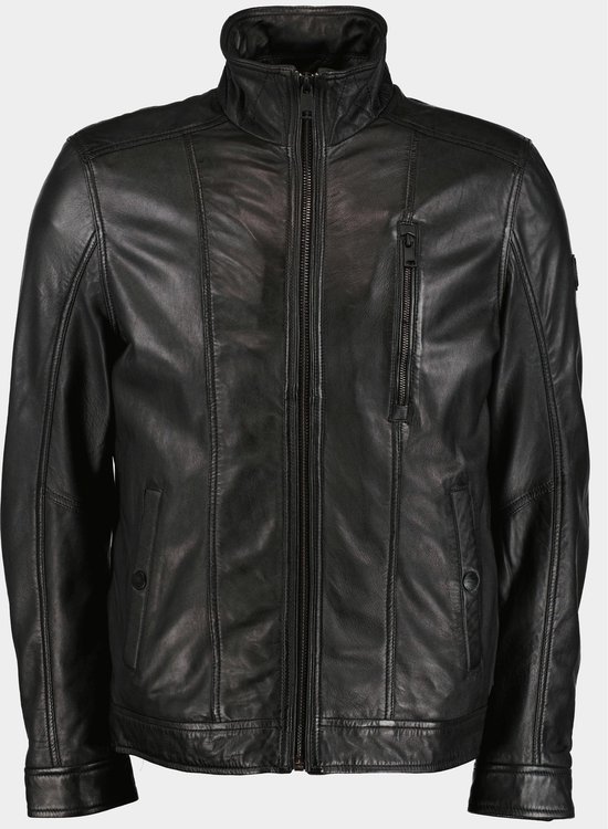 DNR Lederen jack Zwart Leather Jacket 52349.2/999