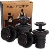Barvivo® Set 4 Zwarte Wijnstoppers