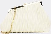 Tom&Eva Handtas Design Dames Schoudertas Beige 30x20x10 cm