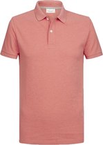 Profuomo - Polo Roze Melange - Modern-fit - Heren Poloshirt Maat XL