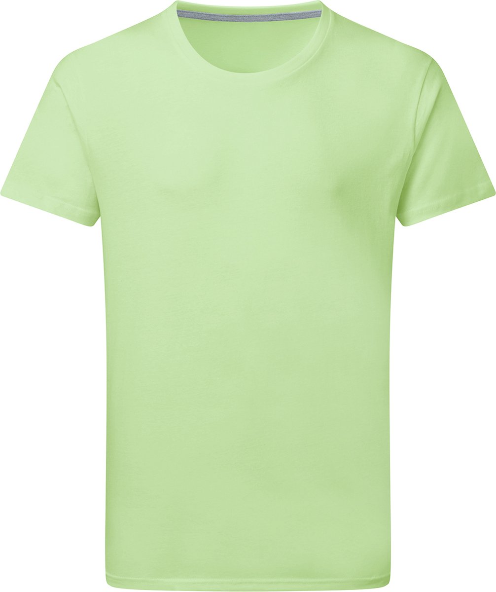 T-shirt met ronde hals ‘Signature Tee’ Men SG Essentials Neo Mintgroen