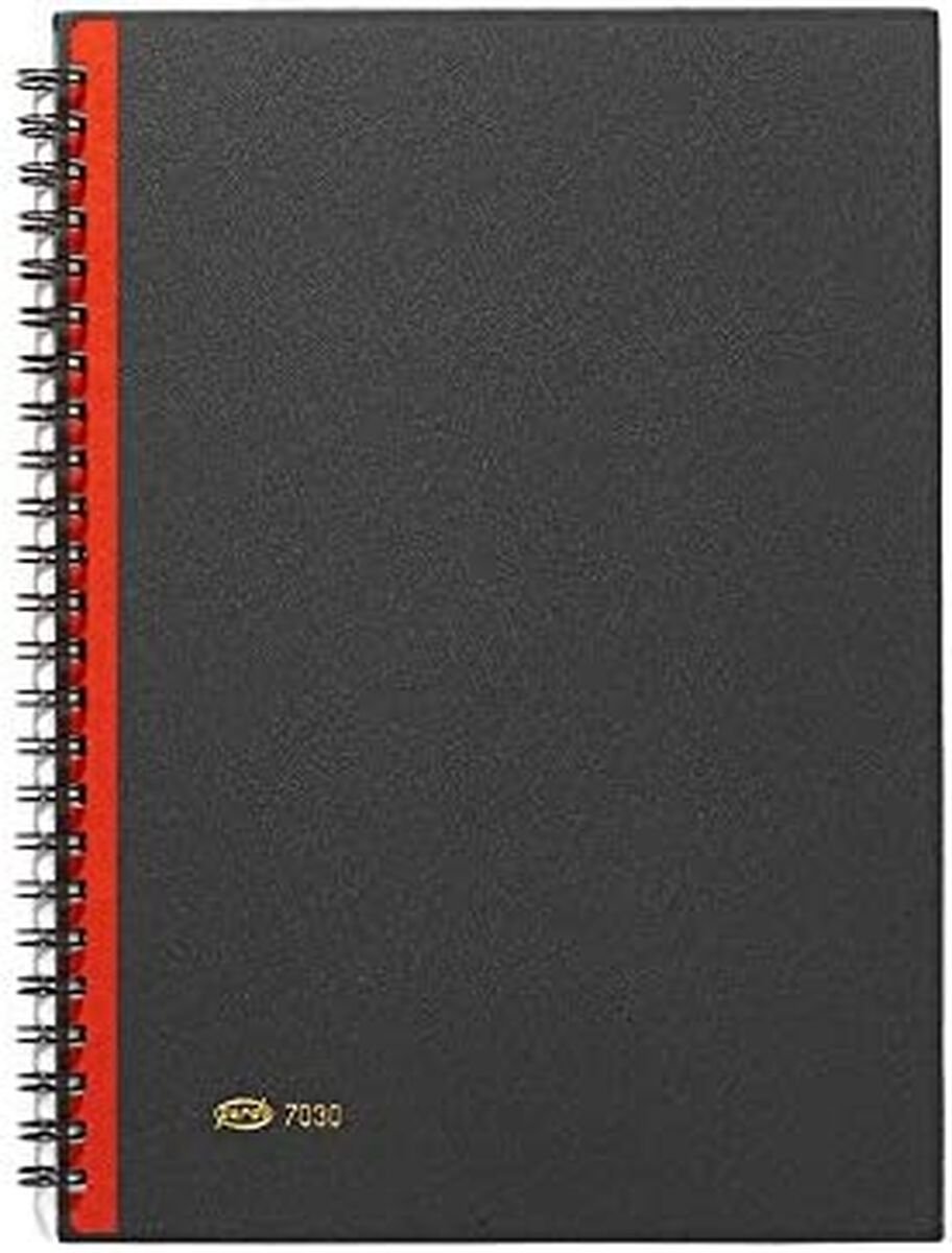 Grafoplás 39846010 Maxiplass Customizable Binder with Spiral Binding, 60 Covers, Black, 30.8 x 24 x 22 cm