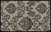 MD Entree - Schoonloopmat - Soft & Design - Ornament Grey - 55 x 90 cm