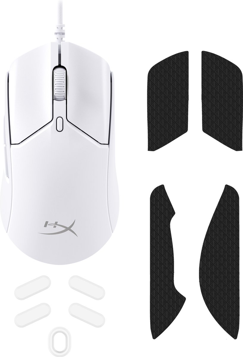 HyperX Pulsefire Haste 2 - Bedrade Gaming Muis - PC, PS5, PS4, Xbox Series X|S & Xbox One - Wit thumbnail 6