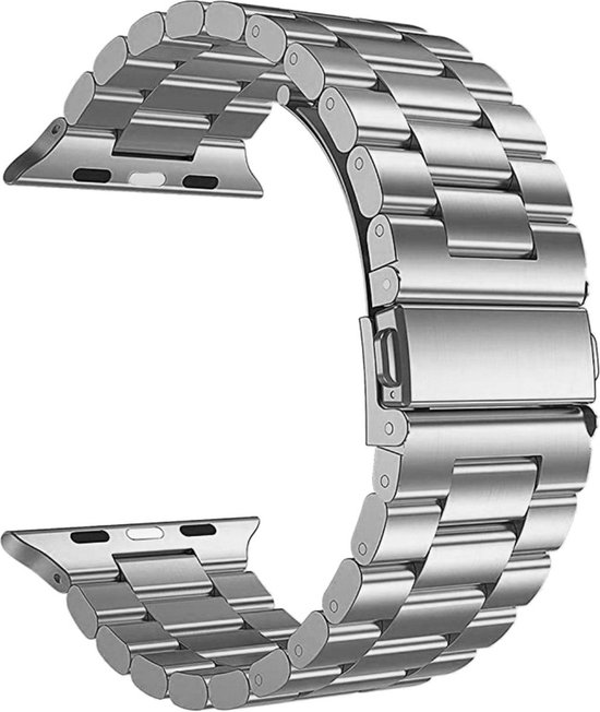 Luxe Metalen Armband Geschikt Voor Apple Watch Bandje 1/2/3/4/5/6/7/8/SE  38/40/41 mm