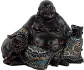 Boeddha - Geluk & Voorspoed Boeddha China - 20x12x13cm - 530 - Polyresin