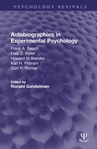 Psychology Revivals- Autobiographies in Experimental Psychology
