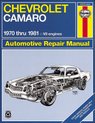 Chevrolet Camaro V-8, 1970-81 Owner'S Workshop Manual
