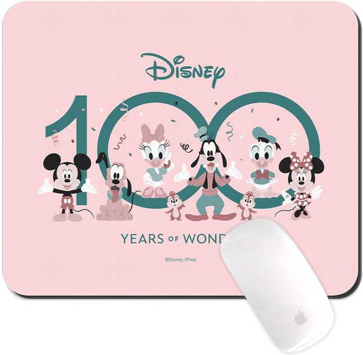 Tapis de souris Disney 100e anniversaire Lilo et Stich 22x18cm