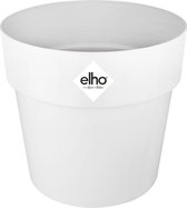 Elho B.for Original Rond 14 - Bloempot voor Binnen - 100% Gerecycled Plastic - Ø 13.7 x H 12.5 cm - Wit