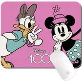 Muismat Disney 100th anniversary Minnie and Daisy 22x18cm