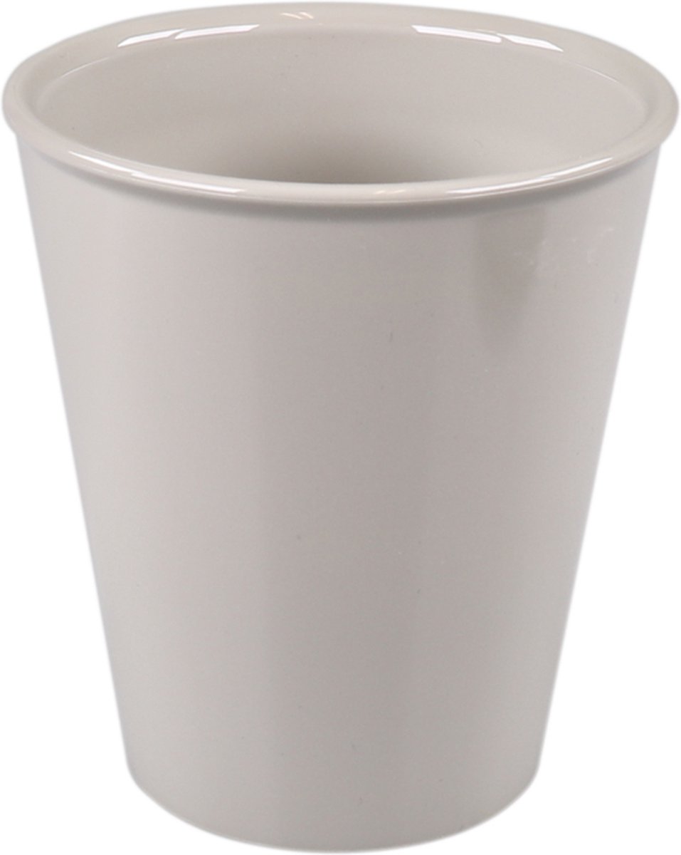 Ornamin - Beker - SAN - reusable - onbreekbaar - 300ml - beige - 10 stuks
