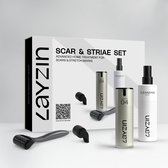 LAYZIN® Dermaroller Litteken & Striae Microneedling set - littekencreme