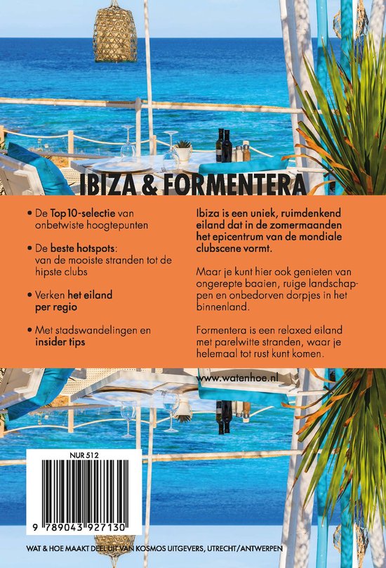 Reisgids Ibiza & Formentera met toeristische informatie, waaronder 'Inclusief kaarten & insider tips'.
