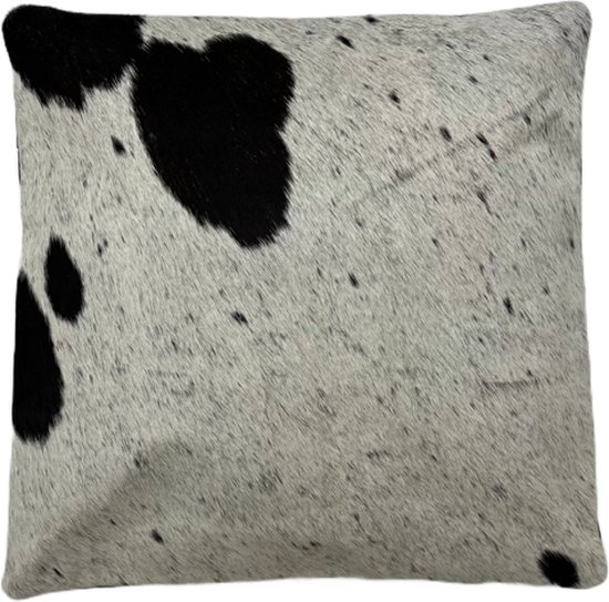 Tapis en peau de vache véritable marron et noir - AUBRY GASPARD