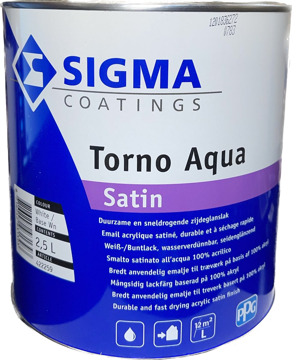 SMALTO ALL'ACQUA SATINATO SIGMA TORNO Aqua Satin