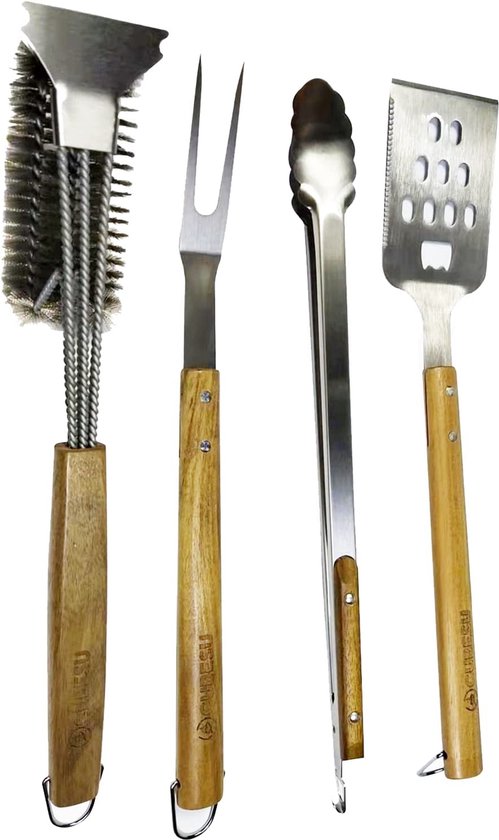 Onader Grillbestek Set – 2-delig – Grilltang En Grillspatel – Stevig En Praktisch – Voor Barbecue En Keuken