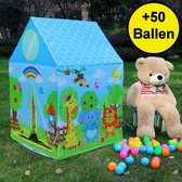 Decopatent® Ballenbak Speeltent - Incl 50 Stuks Ballenbak Ballen - Baby - Peuter - Speeltent voor kinderen - Ballentent Popup