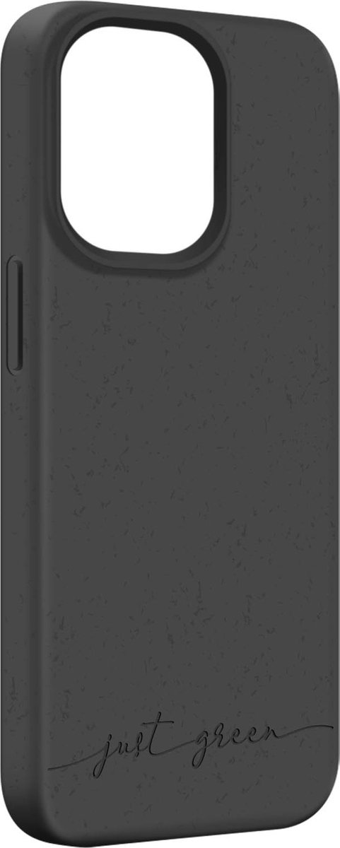 Hoes iPhone 14 Pro Max Recyclebaar Biologisch afbreekbaar Just Green Zwart