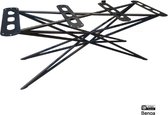 Spiderleg Arana metaal 160 cm - Zwart
