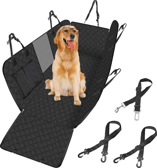 AMZPET Hondenautostoelhoes (Universeel: 133cm) - Waterdicht, antislip en krasbestendig - Niet Isofix-compatibel