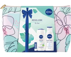Nivea Travel Lover Geschenkset Body Lotion + Douchegel + Labello Lippenbalsem 1 Set