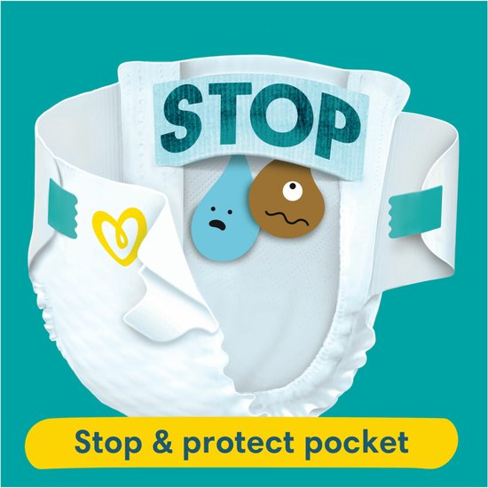 Pampers Baby-Dry - Maat 8 (17kg+) - 120 Luiers - Maandbox
