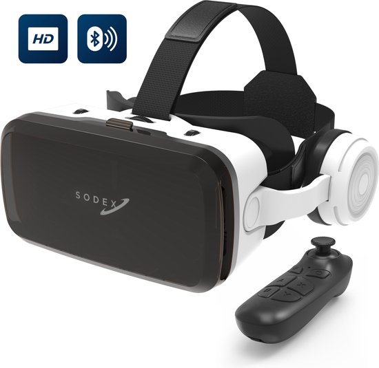 Bluetooth VR Bril met Controller - Virtual Reality Bril - 5.5''-7.2''
