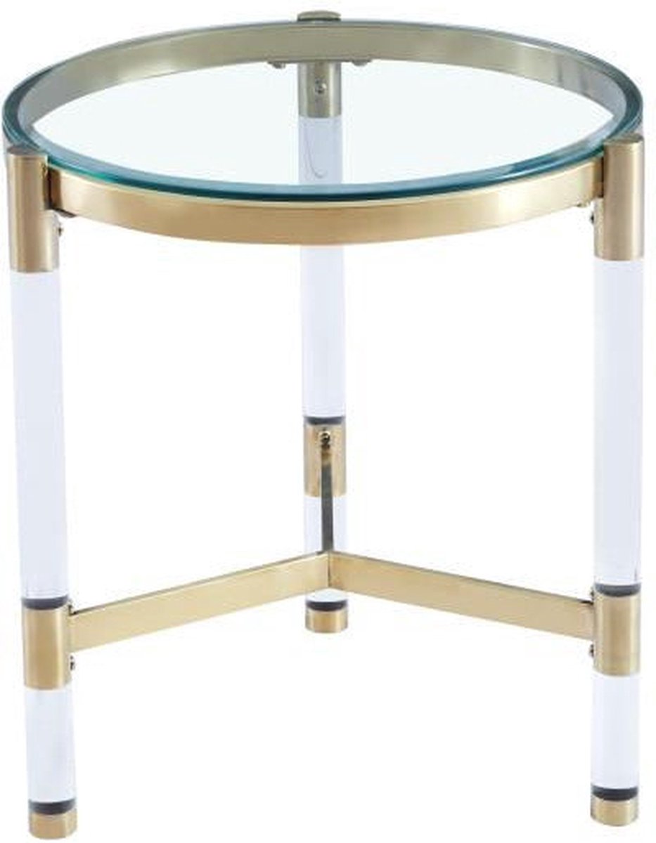Lana Bijzettafel Brush Gold 50Ø