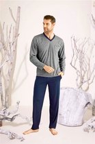 Heren Pyjama / Huispak Ernesto / Plus sizes / Donker Blauw / 3XL
