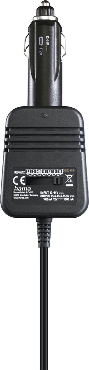 Hama 00223401 power supply unit Zwart