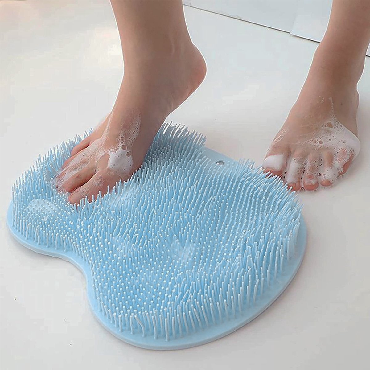 VoetScrubber - Voetborstel - Scrub - Voetmassage apparaat - exfoliant - Douchemat - Met zuignappen