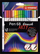 Brushstift STABILO ARTY Pen 68 étui de 18 couleurs | 6 pièces