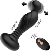 GAVURY LOVE BUTTPLUG - Mannen en Vrouwen - Vibrerend en G-spot Stimulatie - 10 Vibratie Standen - Zwarte Siliconen Butt Plug - Clitoris en Prostaat Stimulator - Intense Sex Orgasme - Climax Dildo - Anale Seksspeeltjes - Vibrator - Gay en Hetero