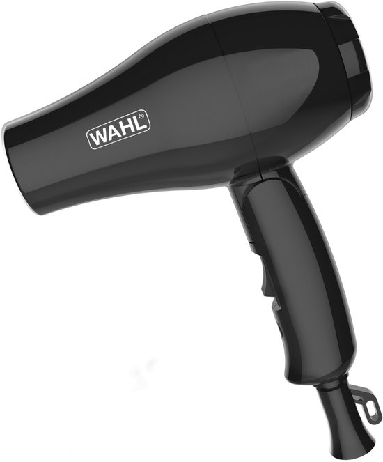 Reishaardroger - WAHL - TRAVEL HAIR DRYER - 1000 W - 2 snelheden - Zwart