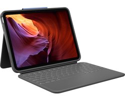 Logitech Rugged Folio - Tablettoetsenbord - Geschikt voor iPad (10 gen & A16) - UK Qwerty